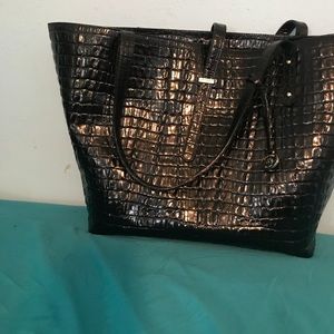 Large Black Brahmin Purse